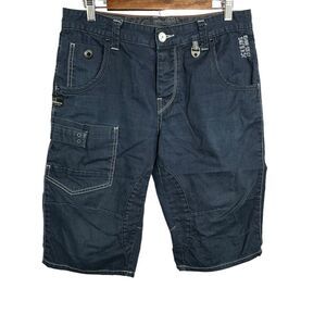JACK & JONES JEANS Mens Bermuda Long Shorts Dark Blue Stream Knickers 175/80A‎